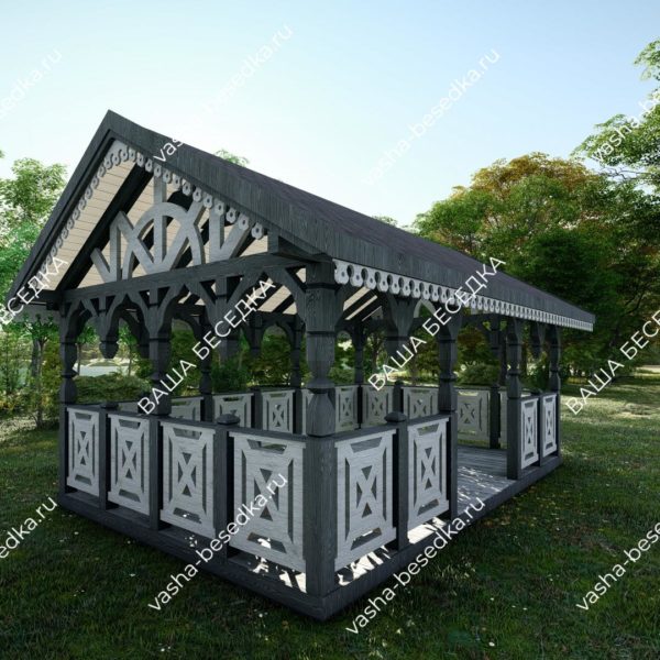 Беседка Морской Бриз 4×6
